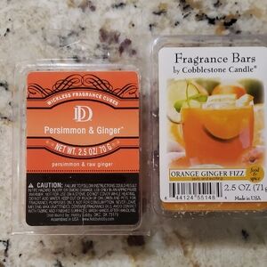 Wax Cubes Melt Orange Ginger Persimmon